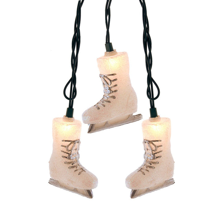 Kurt Adler UL 10-Light Ice Skate Boots Light Set UL4389