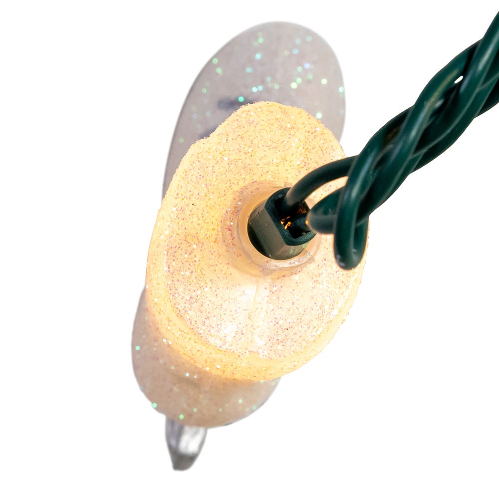 Kurt Adler UL 10-Light Ice Skate Boots Light Set