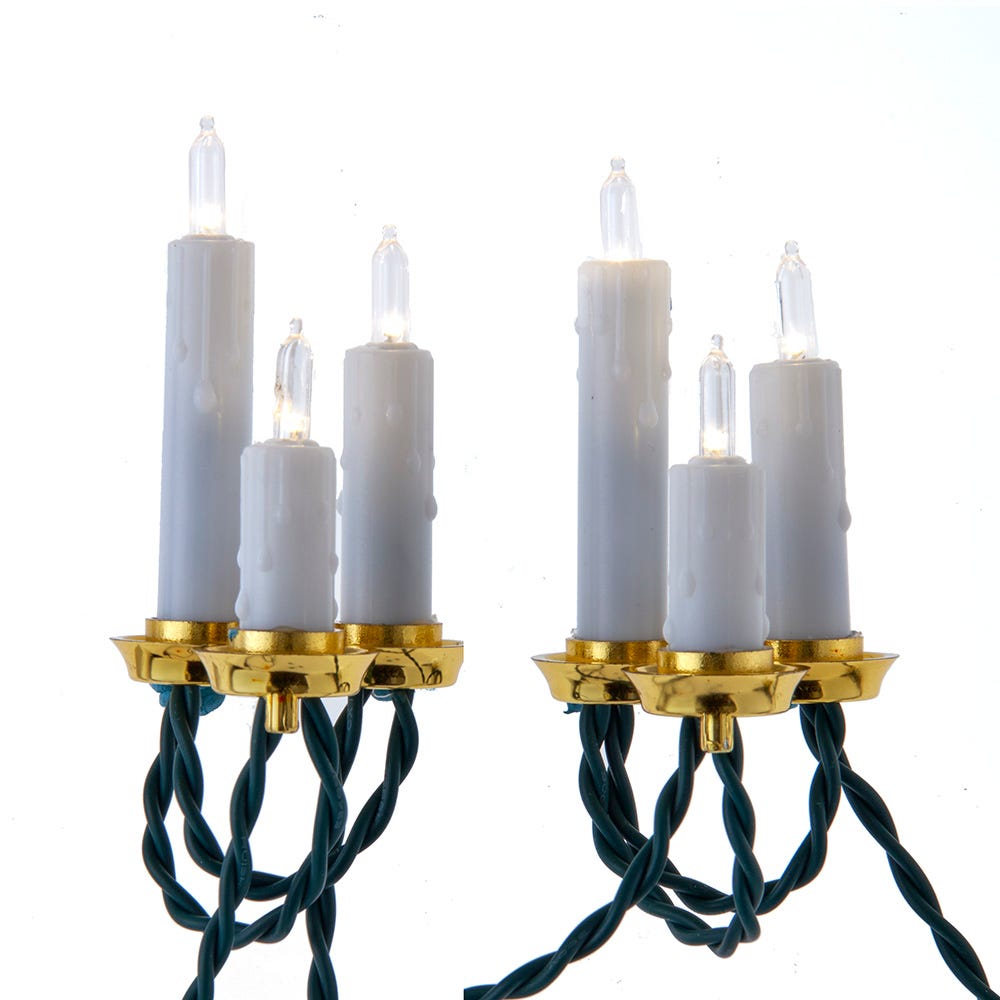 Kurt Adler LED Triple Candle Clip-On Light Set UL4393