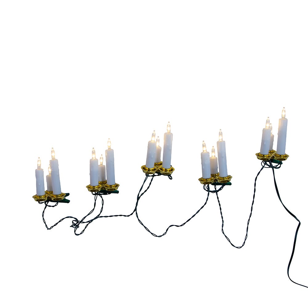 Kurt Adler LED Triple Candle Clip-On Light Set