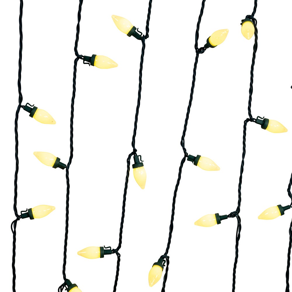 Kurt Adler UL 100-Light Warm White C7 Bulb Light Set