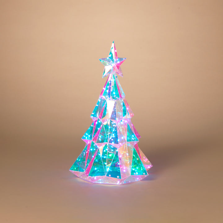 Enchanting 19.7 Inch USB Electric RGB Lighted Holographic Holiday Tree with Remote Control #2738840EC