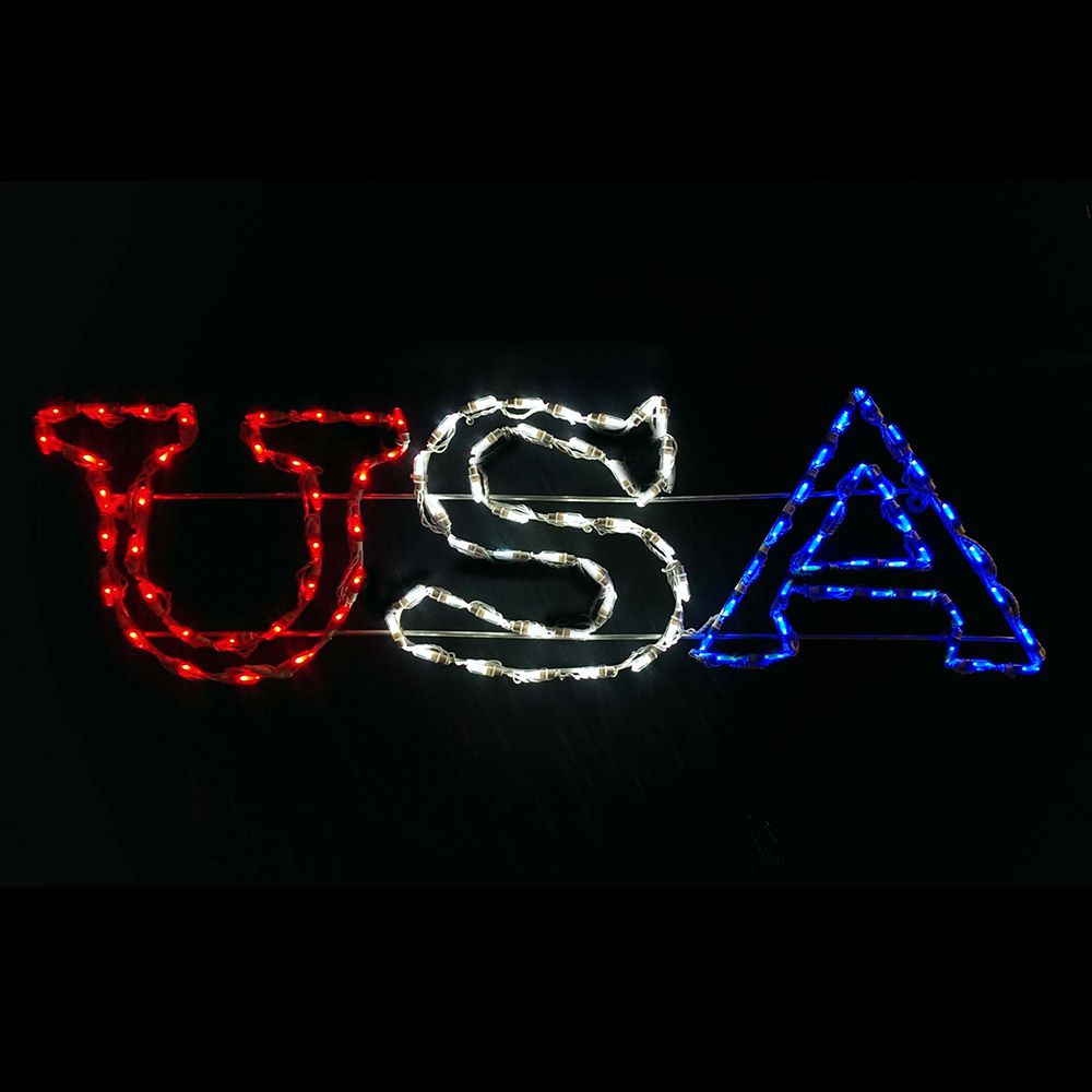 Brite Ideas 46" Patriotic USA LED Sign USA