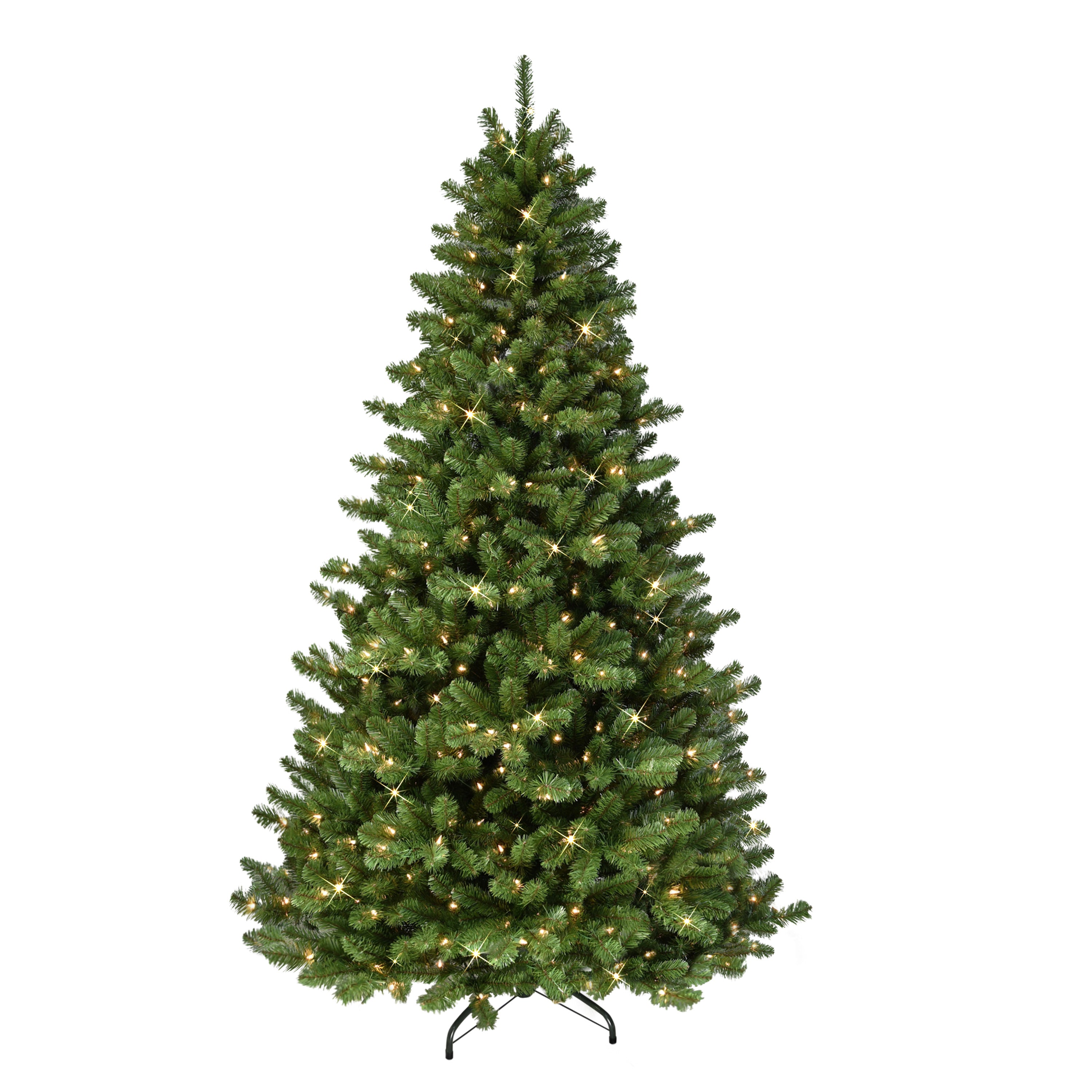 7.5 ft Pre-Lit Vermont Spruce Artificial Christmas Tree with Sure-Lit Pole® and 550 UL-Listed Clear Lights 0459A-T75Q55