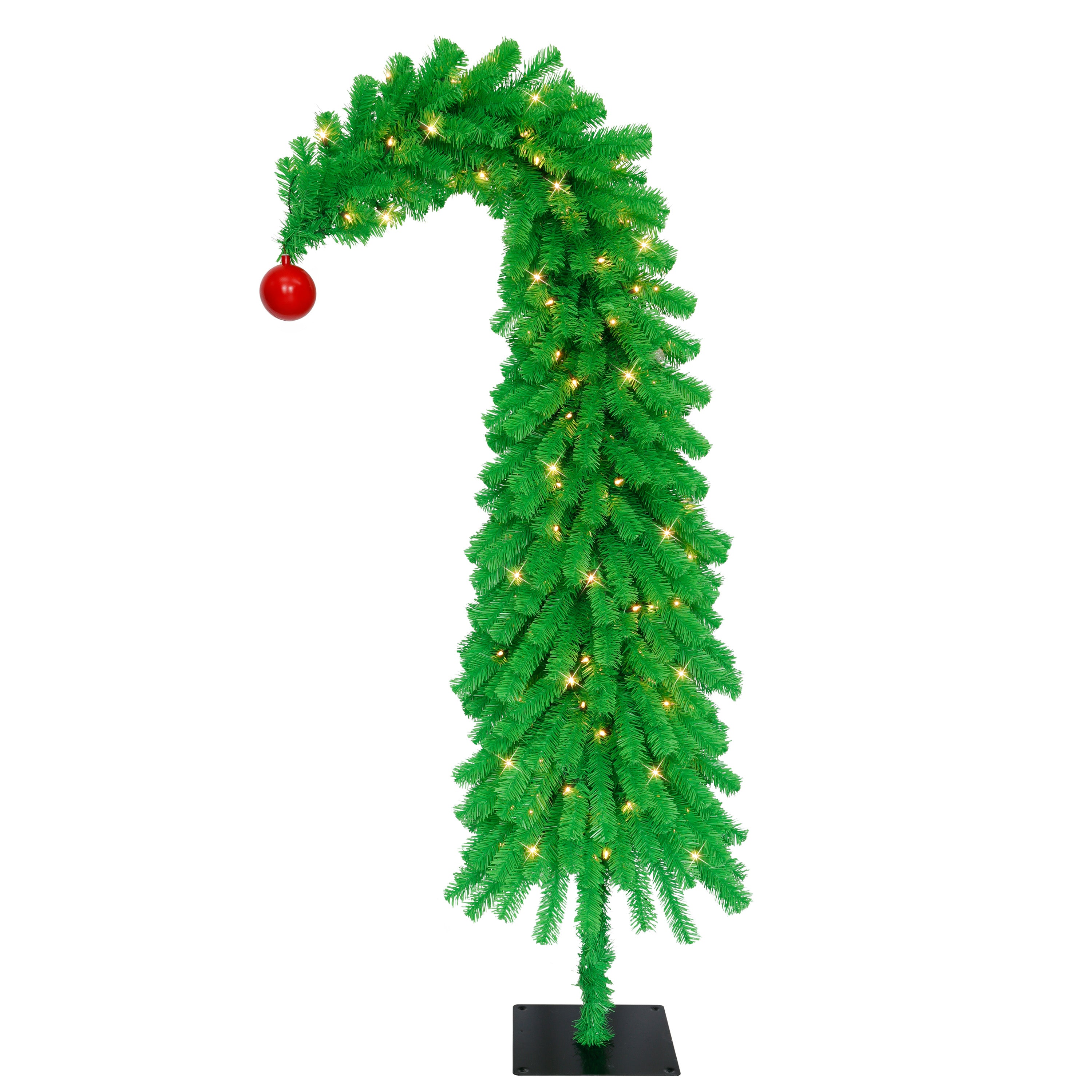 6' Pre-Lit Whimsical Artificial Wrapped Christmas Tree 4657A-T60C150