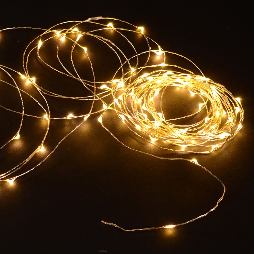 Brite Ideas 32' 100-Bulb Wire String Lights WL100