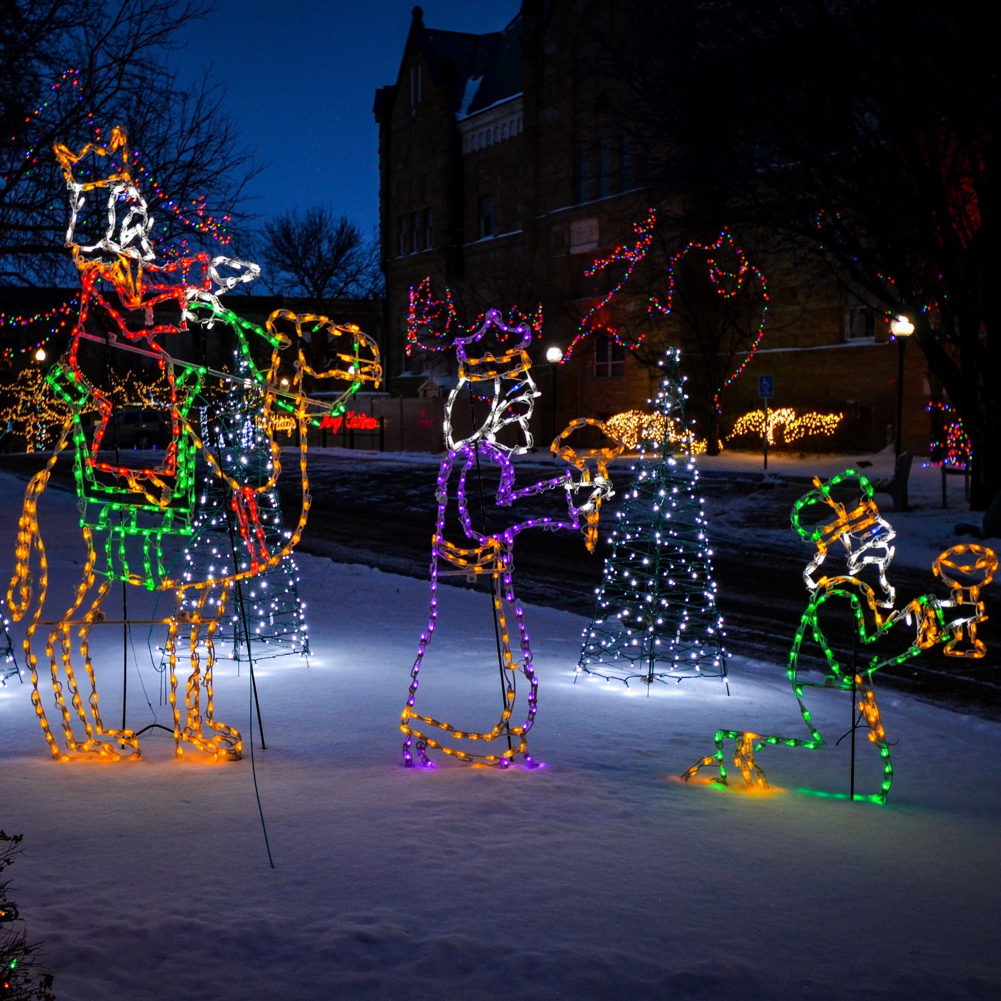Brite Ideas 50" Three Wise Men 3-Piece LED Nativity Display WM3