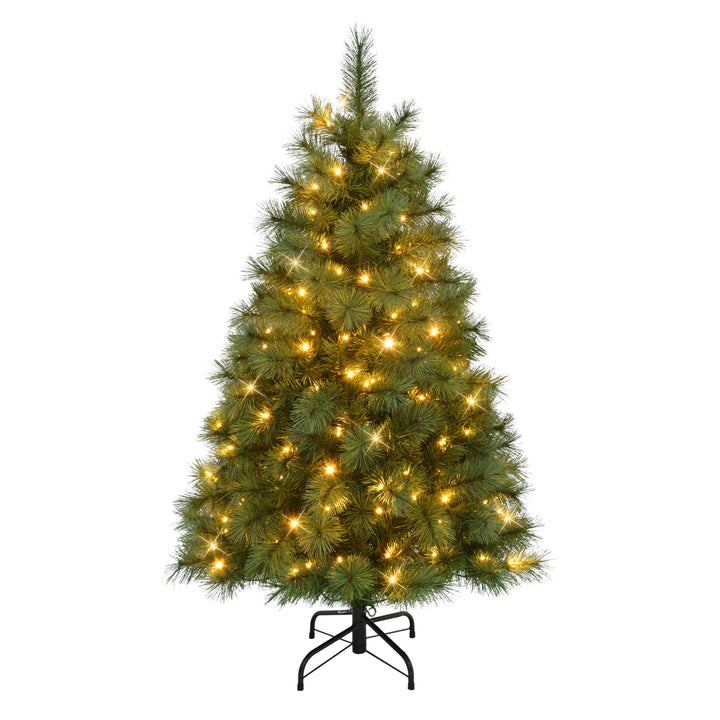4.5' Pre-Lit Artificial Wyoming Pine Tree with Multi-Function LED Lights WYP-45LDF5K150A