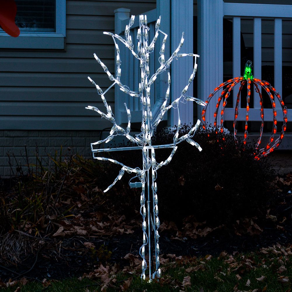 Brite Ideas 4' White Winter Tree LED Display WT48WH