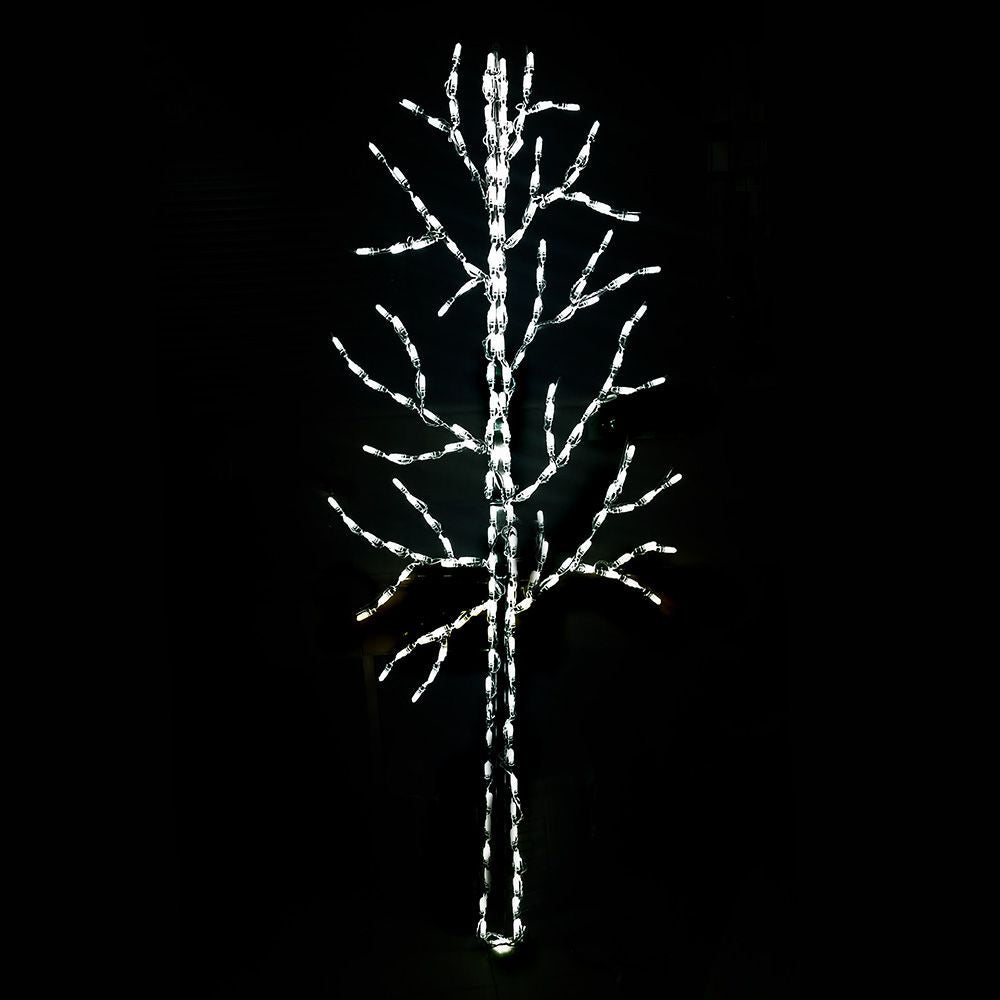 Brite Ideas 6' White Winter Tree LED Display WT72WH