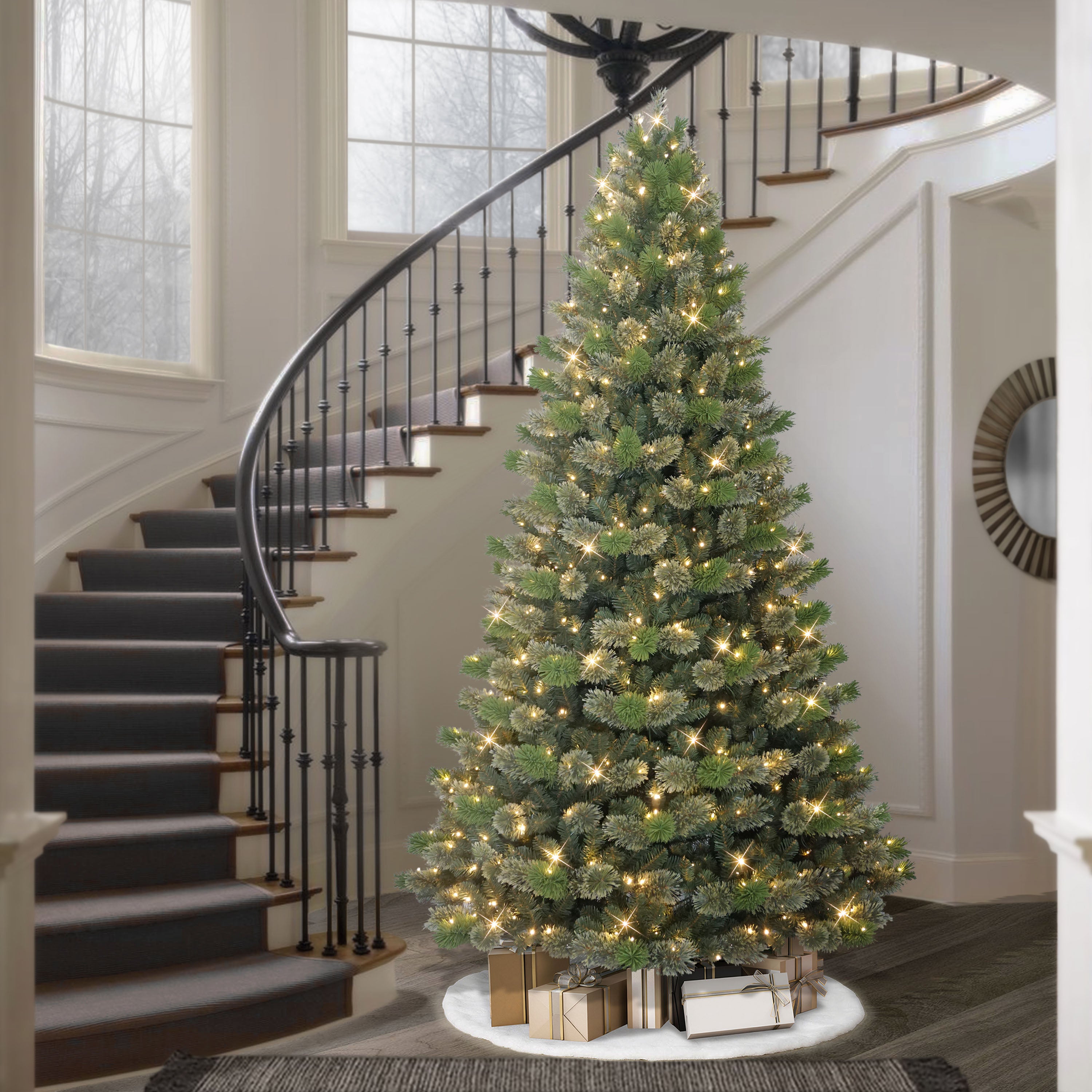 9' Pre-Lit Oklahoma Pine Tree