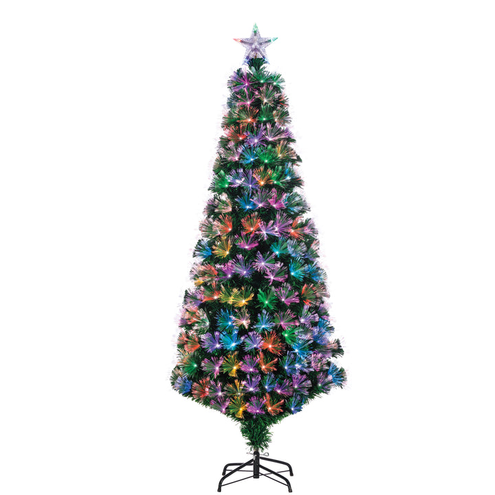 Sterling 6 ft. Pre Lit Color Changing Fiber Optic Tree