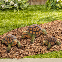 Resin Turtle Figurines, set of 3