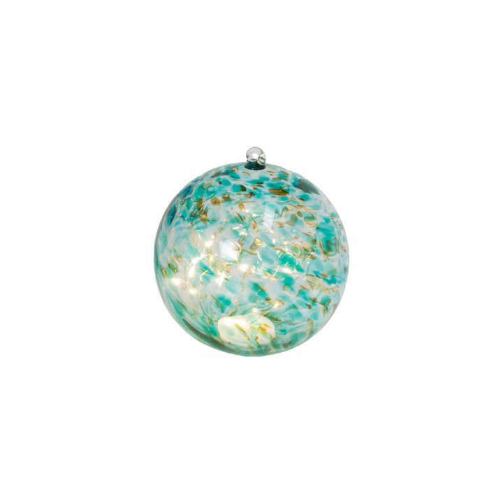 5.75 Inch Green Elegant Illuminating Hand Blown Glass Sphere 2640050EC-2