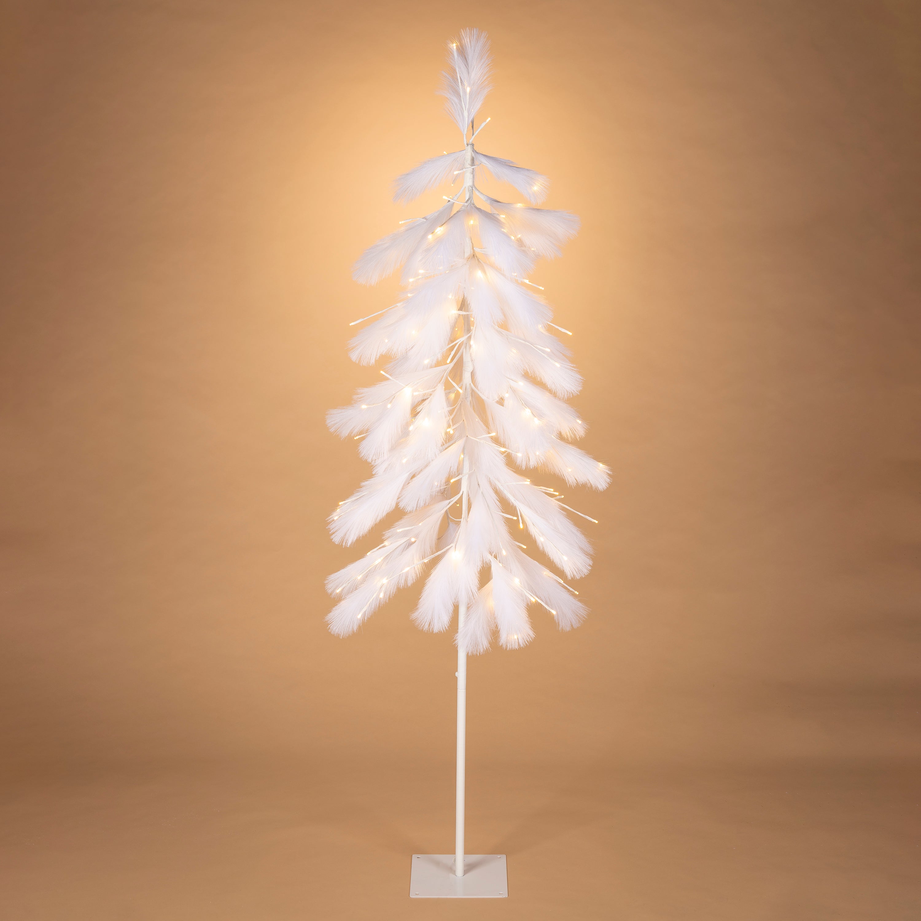 Illuminated 6'H Electric Lighted Pampas Grass Down Swept Tree with 270 Warm White LED Lights 2700030EC