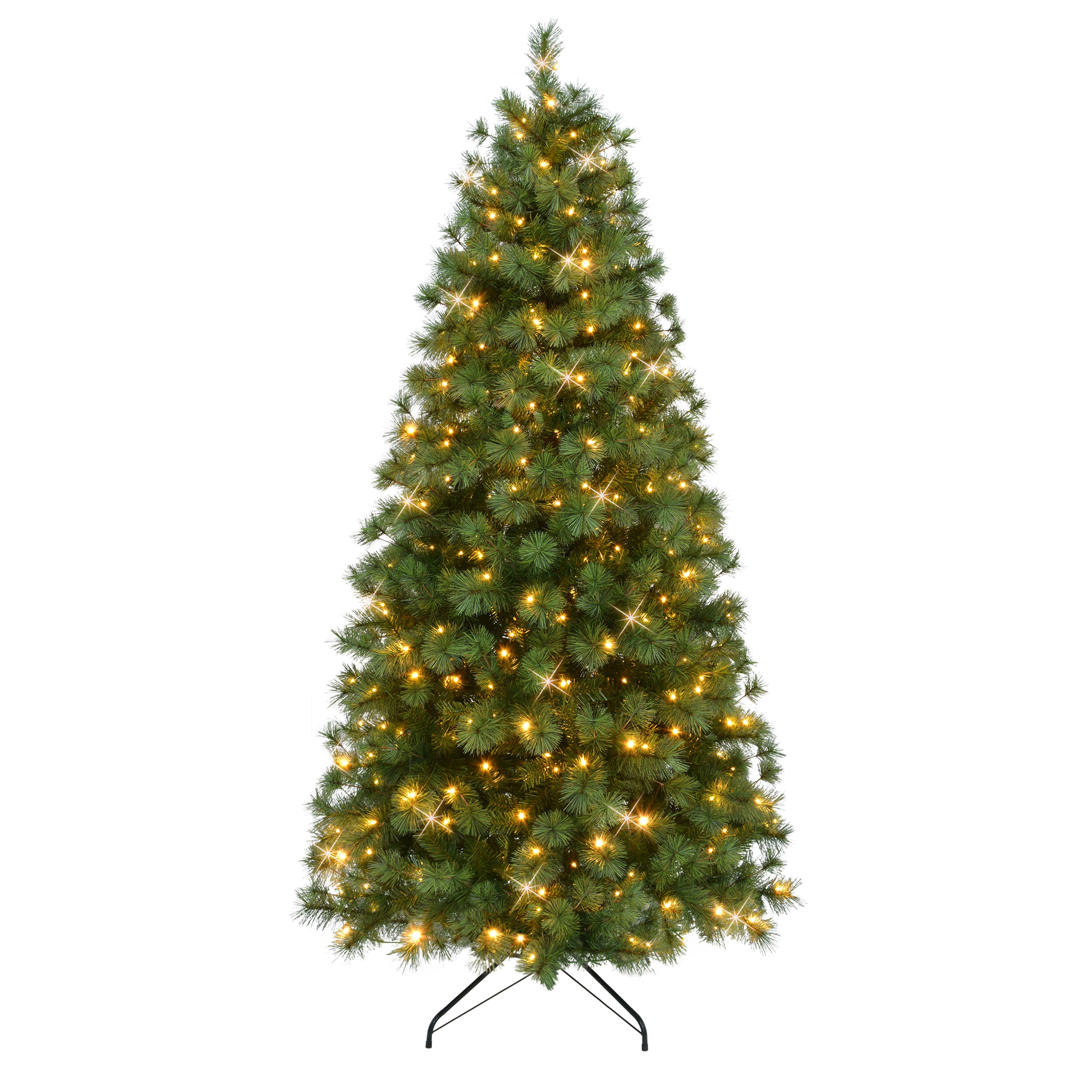 7.5' Pre-Lit Artificial Colorado Pine Christmas Tree with 300 Dual Function LED Lights 4656-TSL75QLDF5K3A