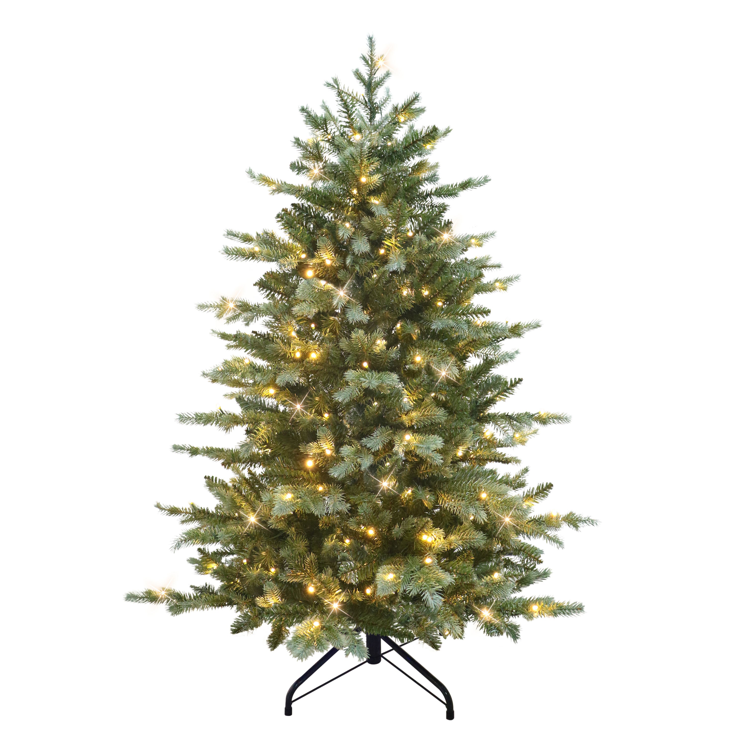 4.5' Pre-Lit Linden Fir Artificial Tree with 200 Dual-Color LED Lights LDF-45LDF5K2A
