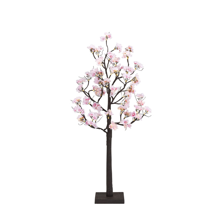 Decorative 4 Foot LED Pink Peach Flower Tree 2641180EC