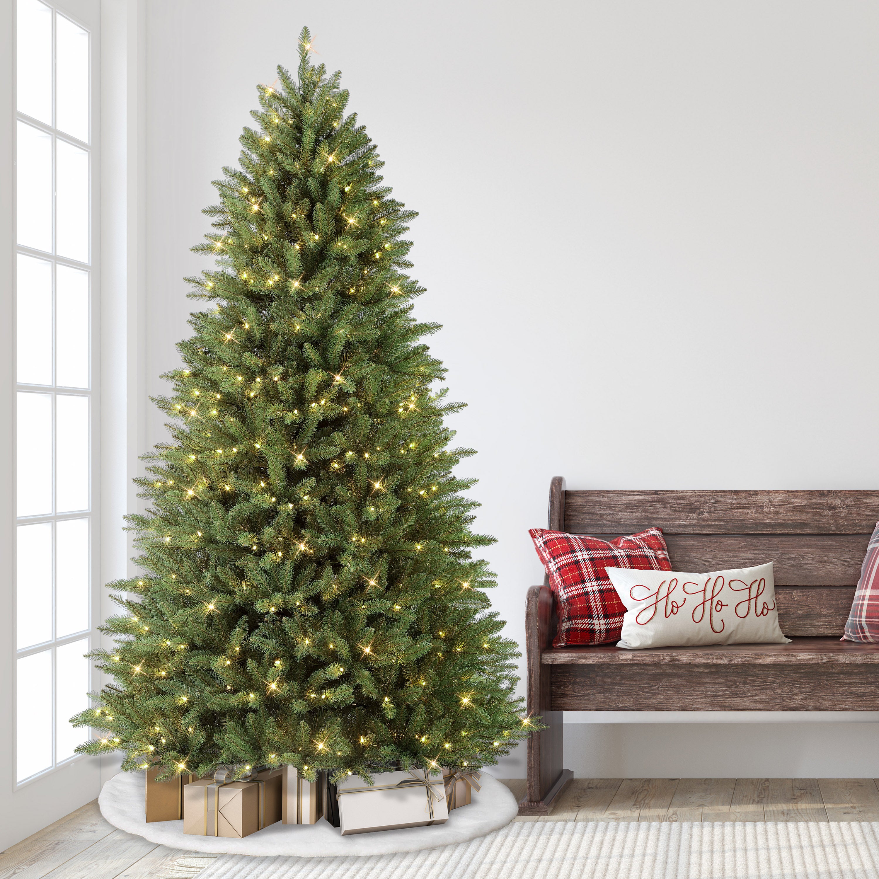 7.5ft Pre-Lit Fraser Fir Christmas Tree