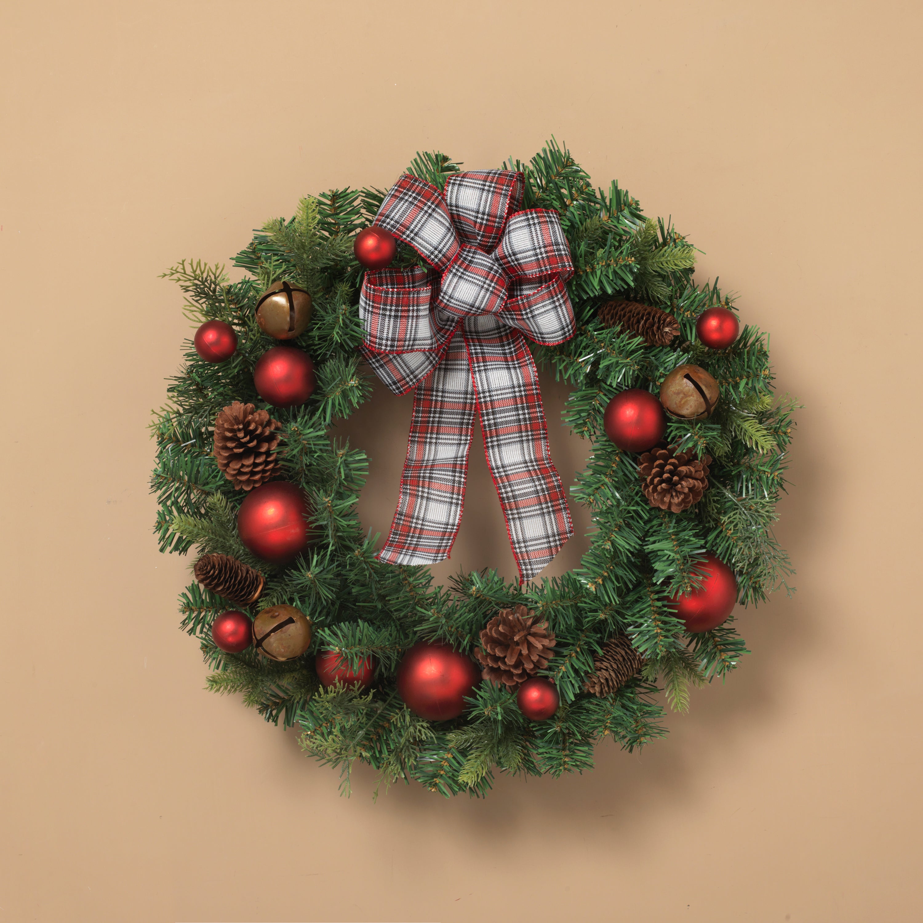 Old world 24 in D Holiday Pine Pinecone and Ornaments Wreath 2651750EC