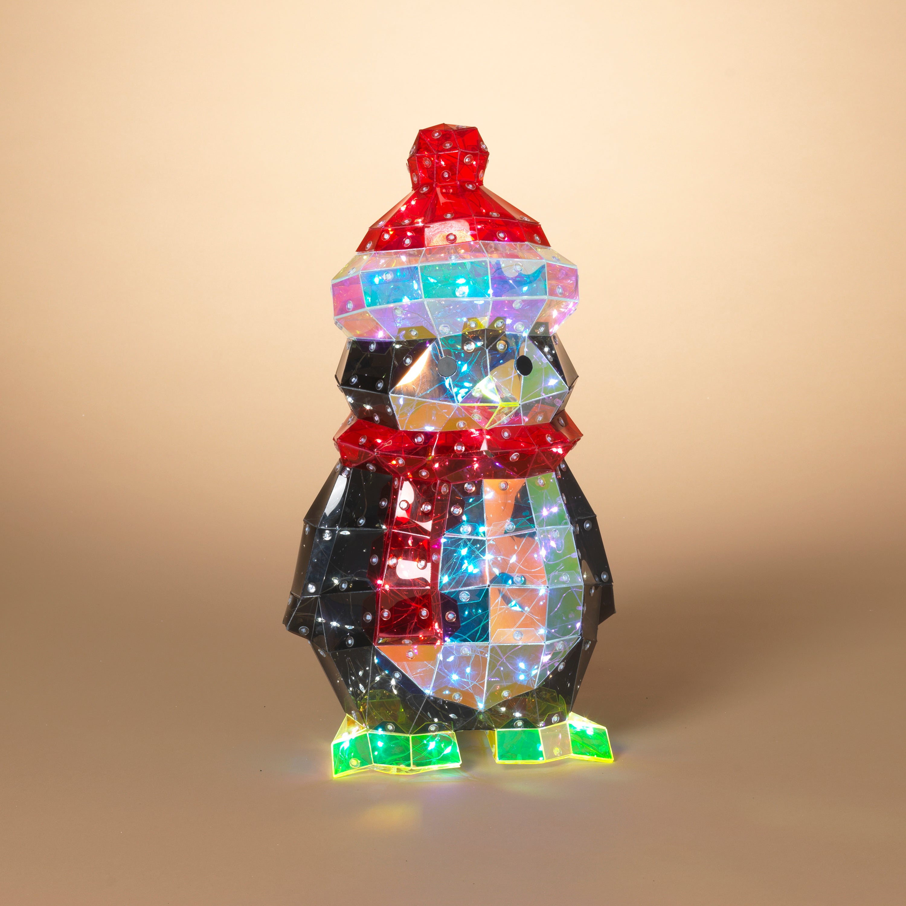 Festive 15.75 Inch USB Electric Lighted Holographic Holiday Penguin with Remote Control #2745060EC