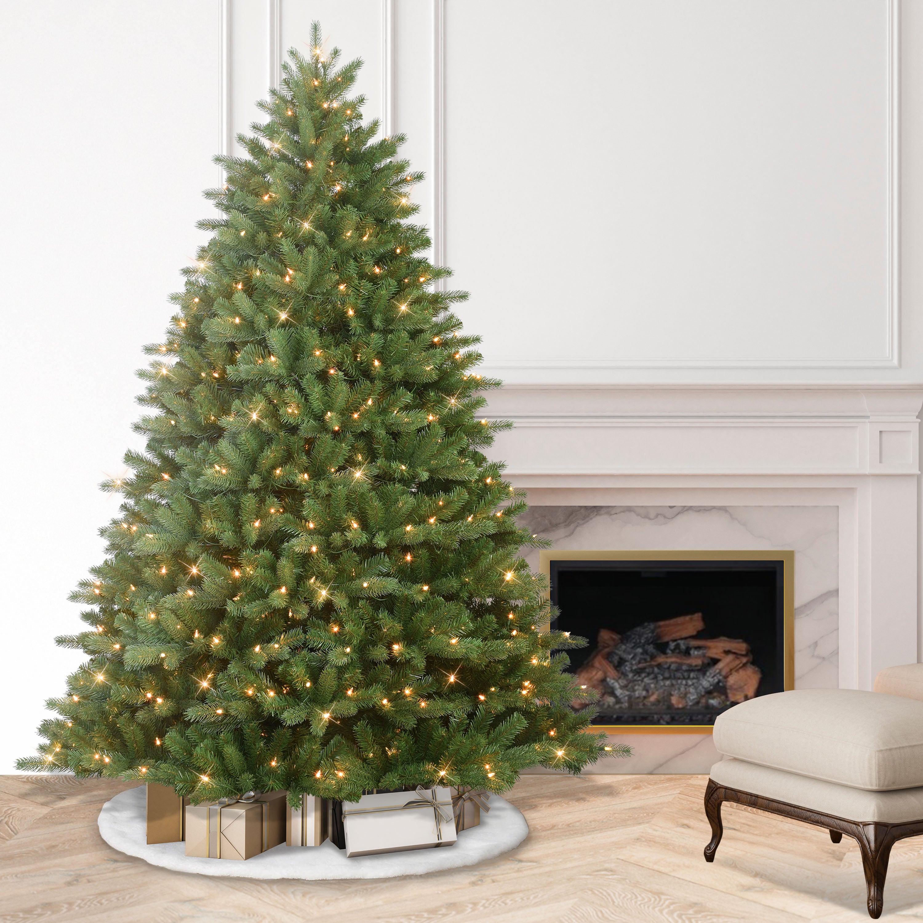 7.5ft Pre-Lit Douglas Fir Premier Christmas Tree