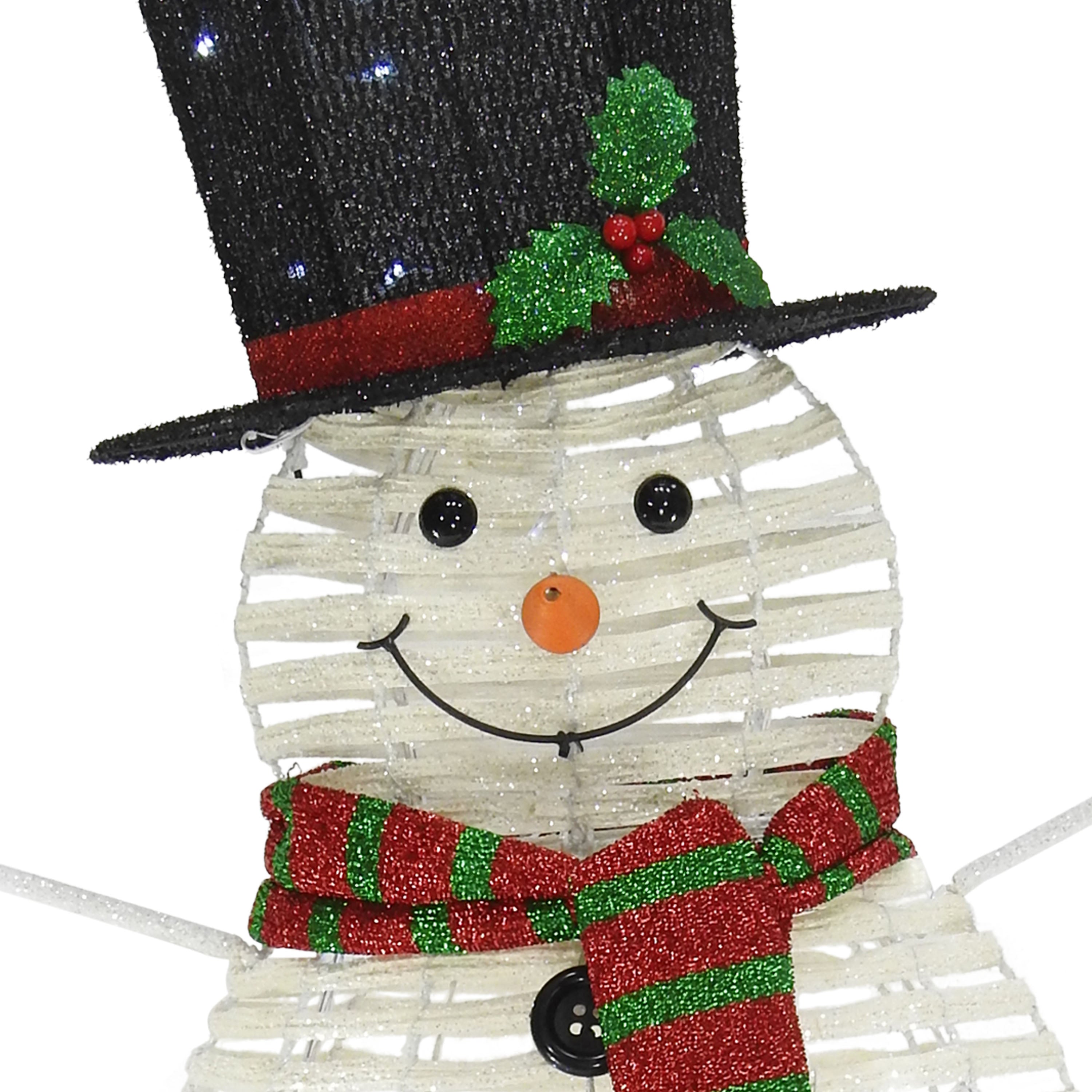 48" Outdoor Pre-Lit Snowman