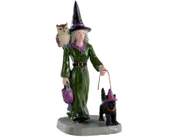 Lemax Village Collection Witch Shopping #02906