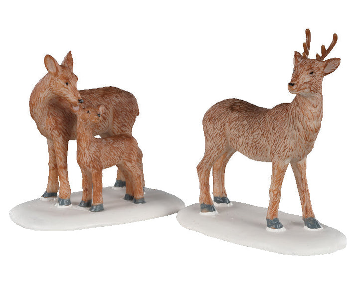 LEMAX Deer Family, Set of 2 #02929