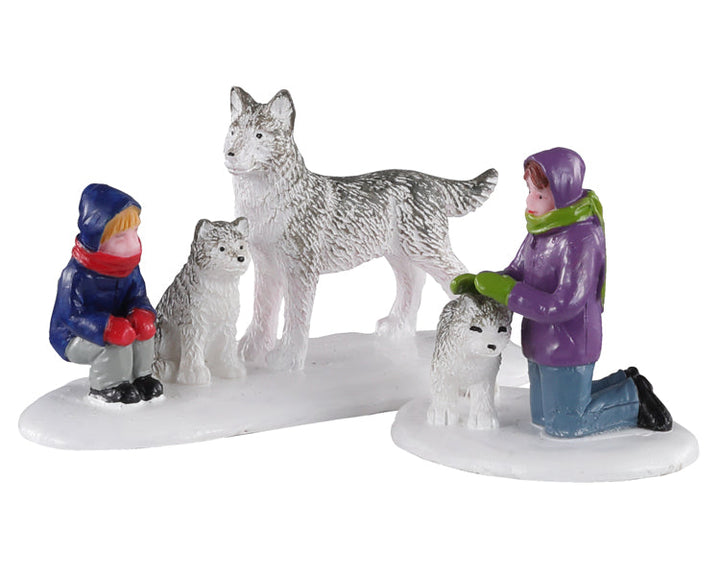 LEMAX Future Sled Dogs, Set of 2 #02941