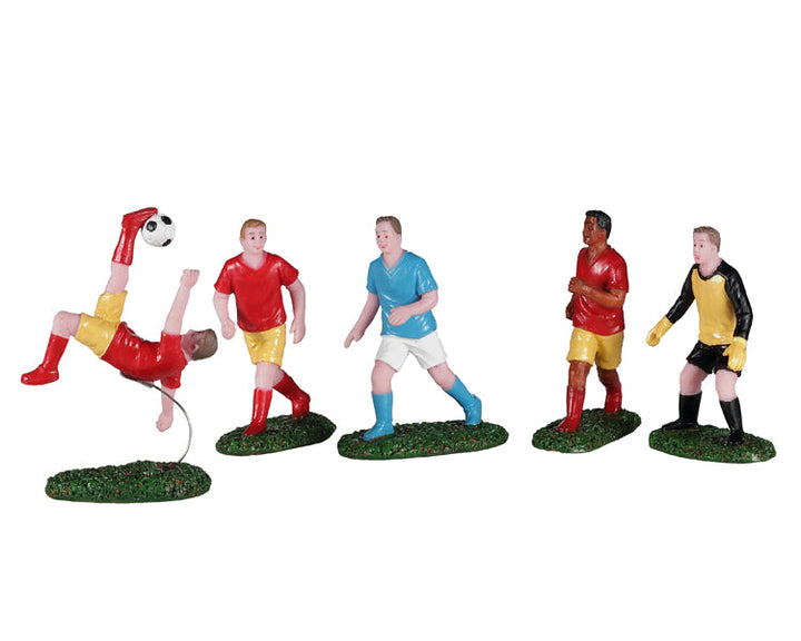 LEMAX Playing Soccer, Set of 5 #02961