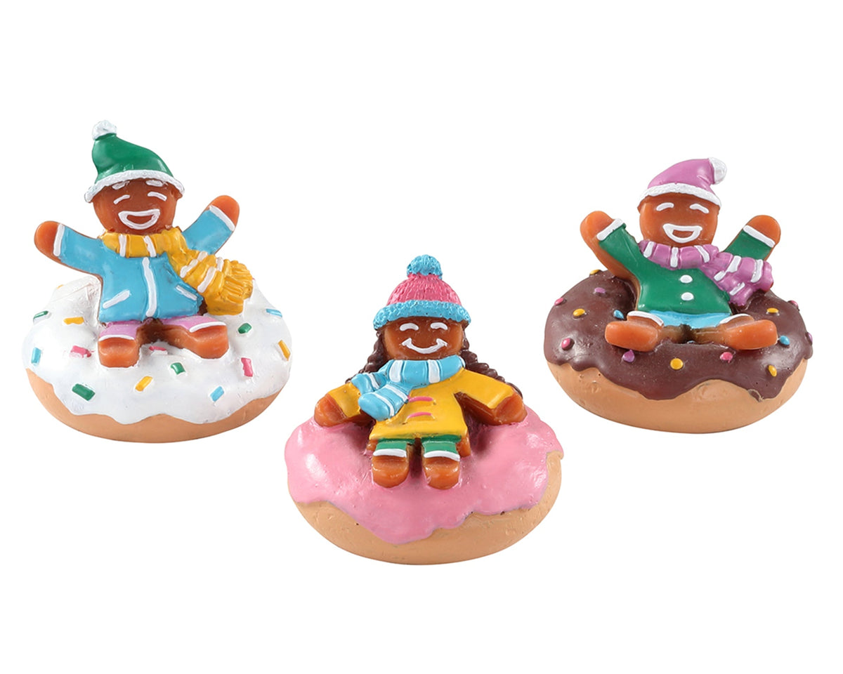 Lemax Tubing Day Figurine Set of 3 #02966