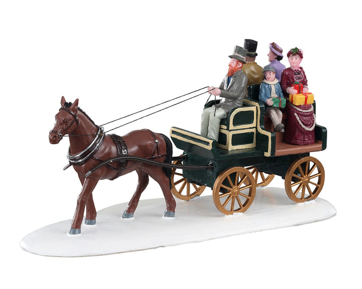 Lemax Village Collection Jaunting Car #03516