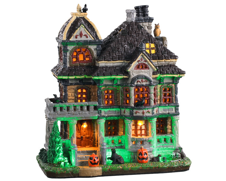 Lemax Grimsbury Haunted House Lighted Building #05609