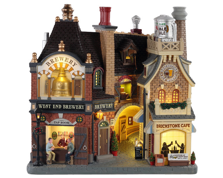 Lemax Beersmith Row Facade Battery-Operated Lighted Building #05618
