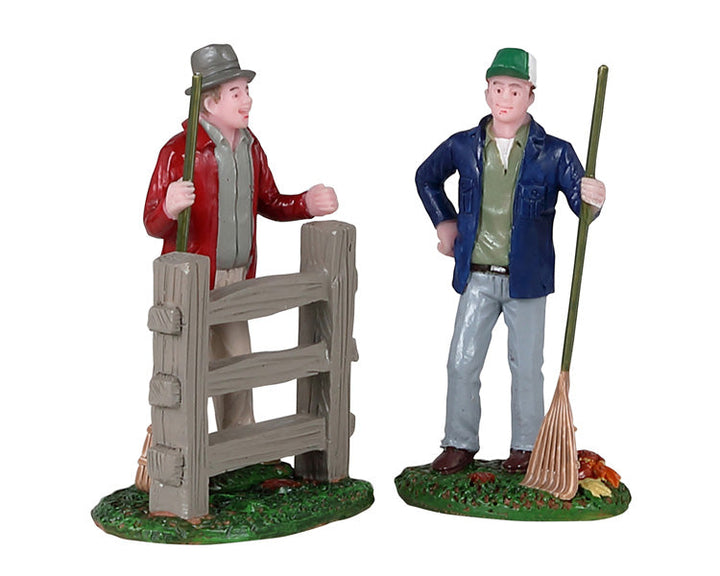 LEMAX Friendly Neighbors, Set of 2 Figurines #12017