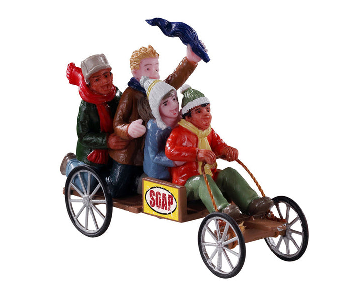 Lemax Village Collection Go-Cart Racers Figurine #12031