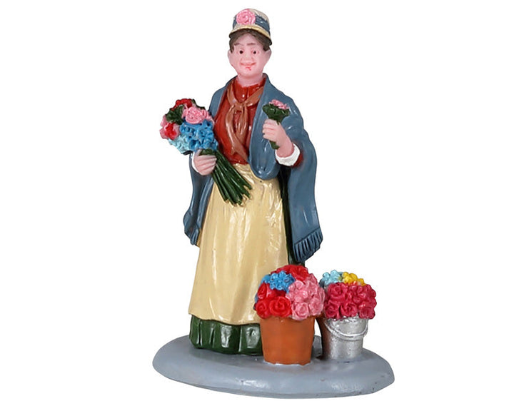 Lemax Village Collection Flower Seller Figurine #12041