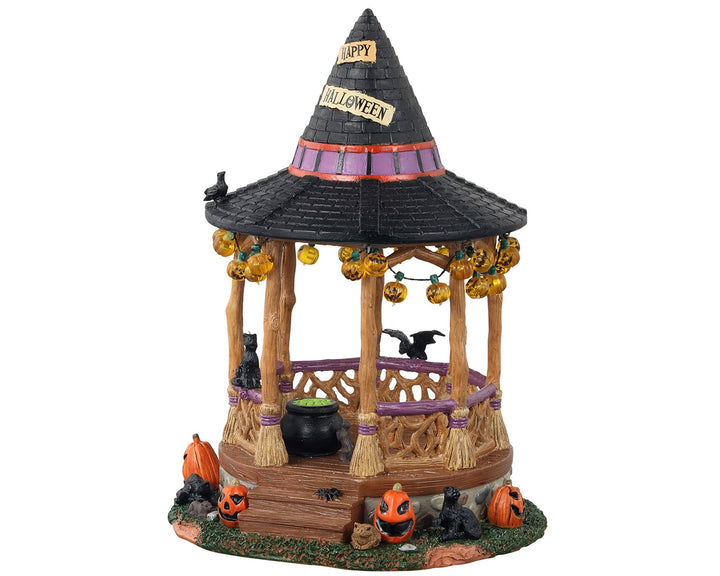 Lemax Village Collection Witch Gazebo Table Accent #13553