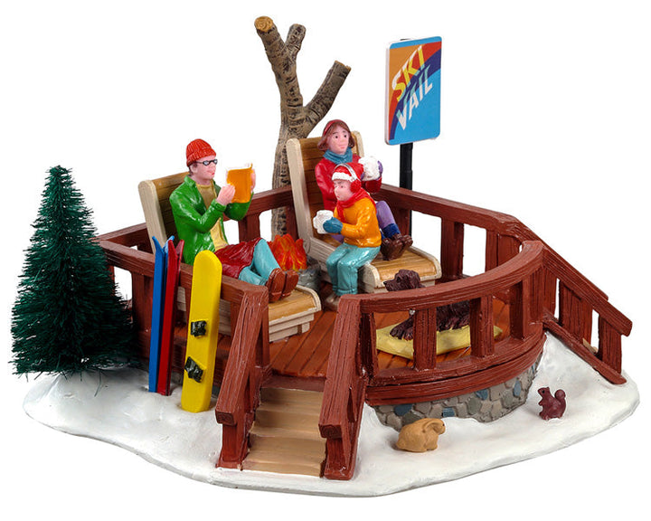 Lemax Village Collection Sun On The Slopes Table Accent #13558