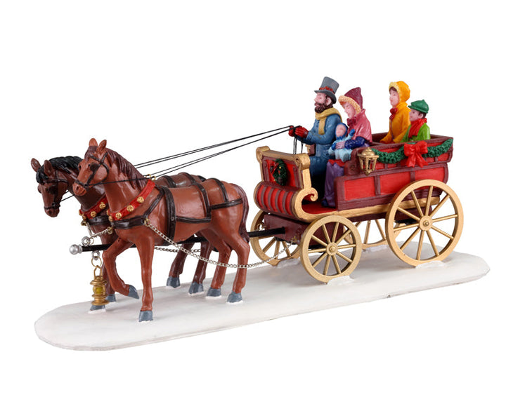 Lemax Village Collection Carriage Cheer Table Accent #13562