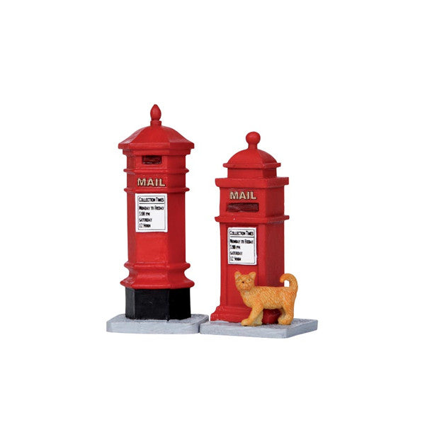 LEMAX Victorian Mailboxes, Set of 2 #14362