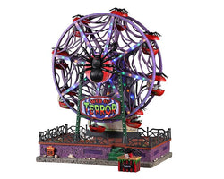 Lemax Village Collection Web Of Terror Ferris Wheel, with 4.5V Adaptor #14823