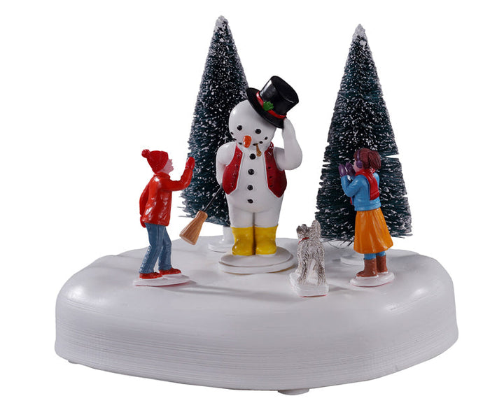 LEMAX Frosty Says "Hi!", B/O Table Accent #14835