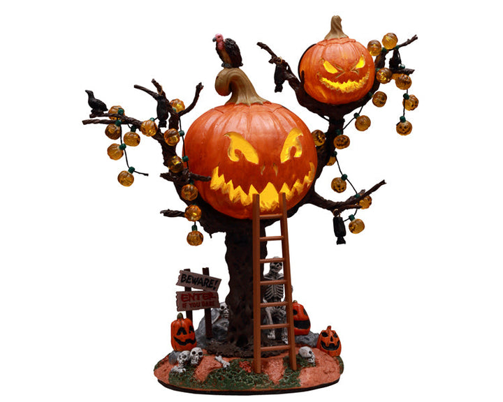 Lemax Village Collection Pumpkin Tree House, Battery Operated #14856
