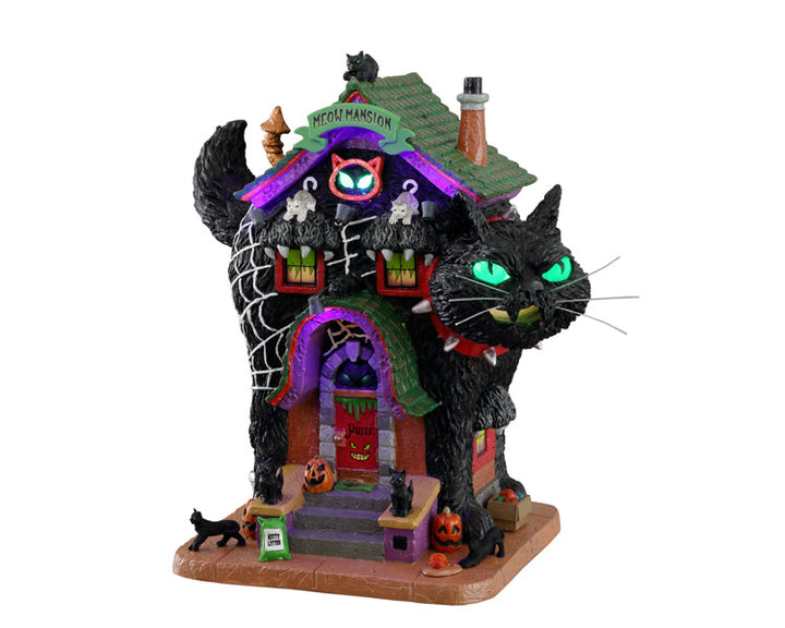 Lemax Village Collection Meow Mansion, B/O (4.5V) #15730