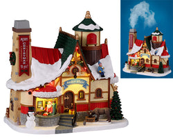 Lemax Village Collection Santa's Chalet, With 4.5V Adaptor #15742