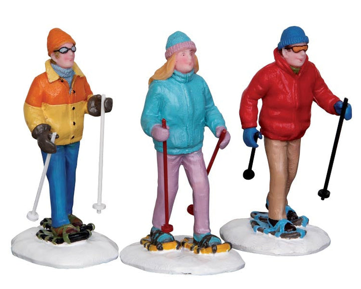 Lemax Village Collection Snowshoe Walkers, Set of 3 #22033