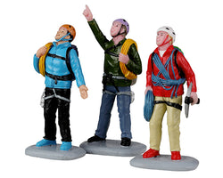 Lemax Village Collection Vertical Mountain Climbers, Set of 3 #22136