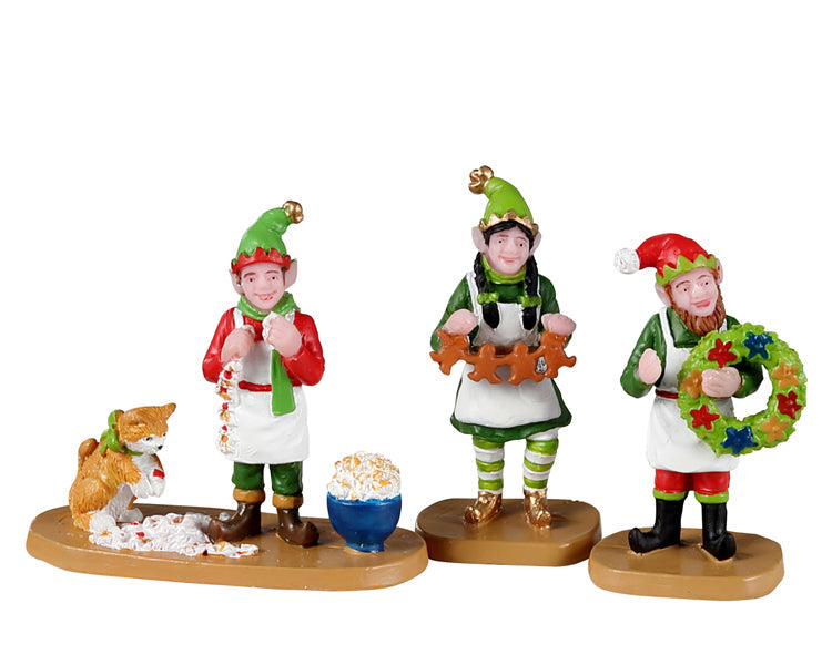 Lemax Crafty Elves Figurines Set of 3 #22137